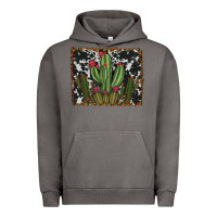 Pigment Tornado aztec cowhide cacti Urban Hoodie - RanaPortraitStore