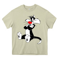 Mossy sylvester cat Heavy Core Tee - linhVisuals