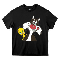 Tweety And Sylvester Heavy Core Tee | Teevron