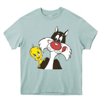 Arona tweety and sylvester Heavy Core Tee - linhVisuals