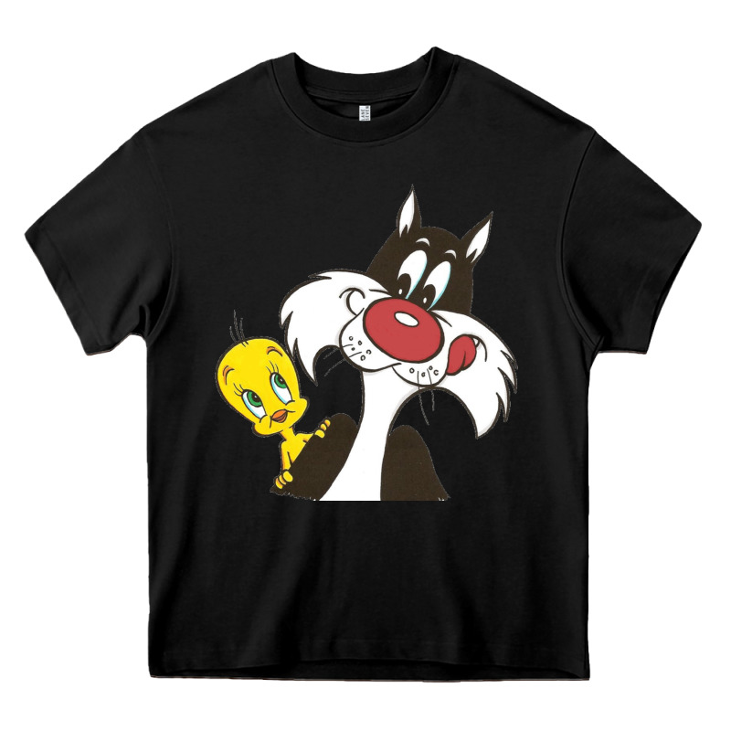 Tweety And Sylvester Heavy Core Tee by linhVisuals | Teevron