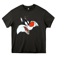 Asphalt sylvester  face Heavy Core Tee - linhVisuals
