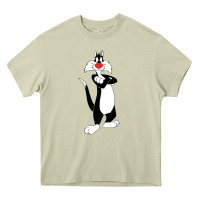 Mossy sylvester cat Heavy Core Tee - linhVisuals