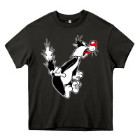 Asphalt sylvester cat Heavy Core Tee - linhVisuals