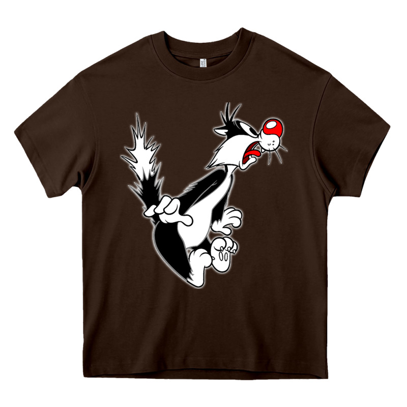 Sylvester Cat Heavy Core Tee by linhVisuals | Teevron