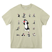Mossy sylvester cat Heavy Core Tee - linhVisuals
