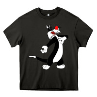 Asphalt sylvester cat Heavy Core Tee - linhVisuals
