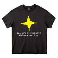 Asphalt undertale   determination point Heavy Core Tee - linhVisuals