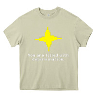 Mossy undertale   determination point Heavy Core Tee - linhVisuals