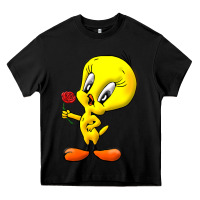 Black tweety Heavy Core Tee - linhVisuals