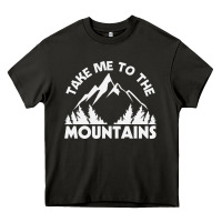 Asphalt take me to the mountains nature lover Heavy Core Tee - linhVisuals