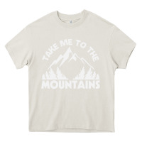 Cream take me to the mountains nature lover Heavy Core Tee - linhVisuals
