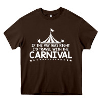 Chocolate Brown carnival Heavy Core Tee - linhVisuals
