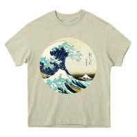 Mossy great wave Heavy Core Tee - linhVisuals
