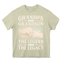 Mossy grandpa and grandson the legend t  shirtgrandpa and grandson the legen Heavy Core Tee - linhVisuals