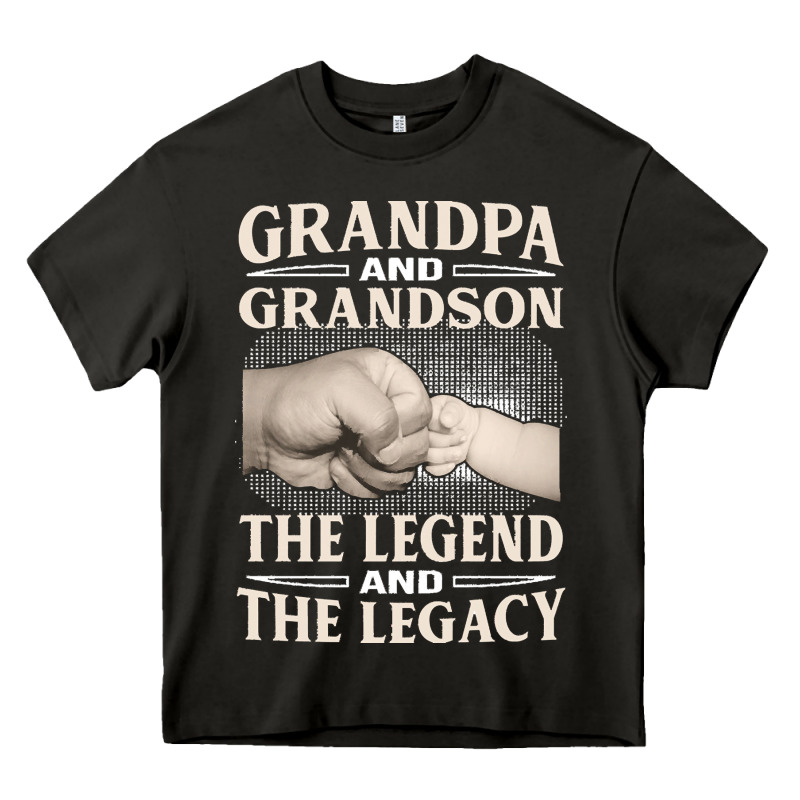 Grandpa And Grandson The Legend T  Shirtgrandpa And Grandson The Legen Heavy Core Tee by linhVisuals | Teevron