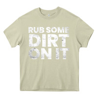 Mossy vintage funny shirts for men, rub some dirt on it long sleeve t shirt Heavy Core Tee - linhVisuals