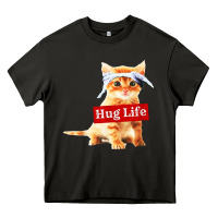 Asphalt hug life kitty cat Heavy Core Tee - linhVisuals