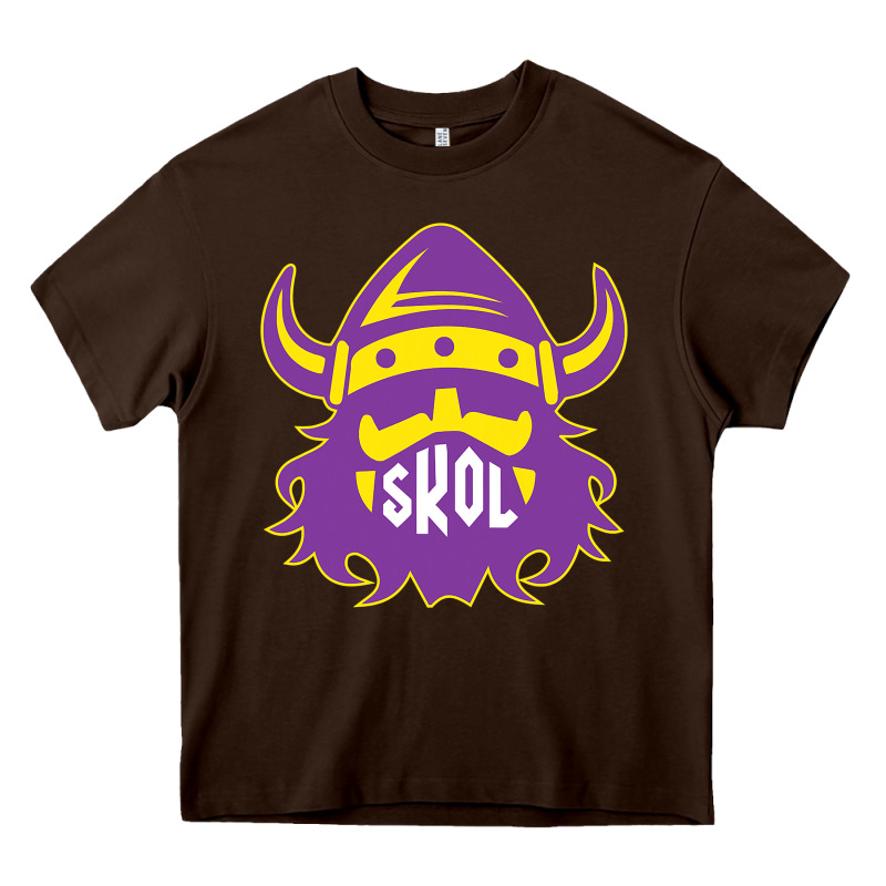 Skol Nordic Viking Helmet Shirt Heavy Core Tee by linhVisuals | Teevron