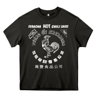 Asphalt sriracha official hot chili sauce men's graphic Heavy Core Tee - linhVisuals