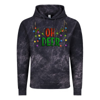 Cloud Black Oh deer christmas Vintage Hoodie - Artiststas