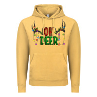 Vintage Mustard Oh deer christmas Vintage Hoodie - Artiststas