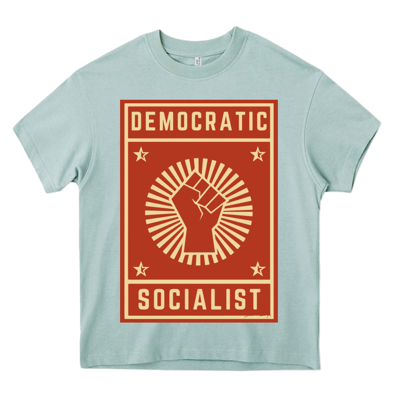 Democratic Socialist Heavy Core Tee by linhVisuals | Teevron
