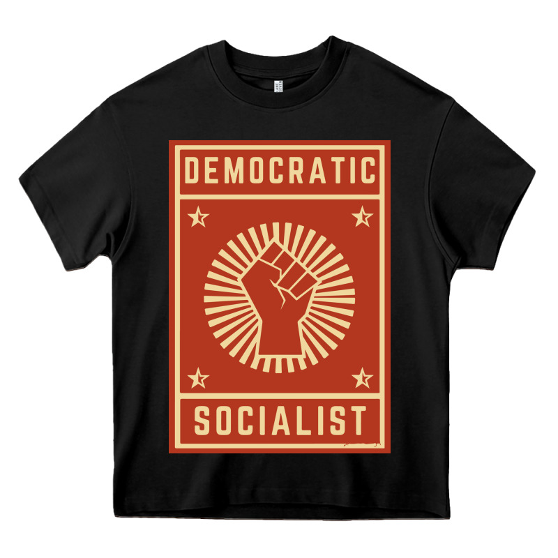 Democratic Socialist Heavy Core Tee by linhVisuals | Teevron