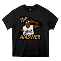 Black sixers the answer Heavy Core Tee - linhVisuals