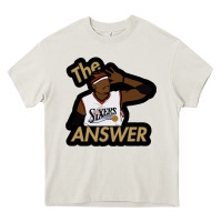 Cream sixers the answer Heavy Core Tee - linhVisuals