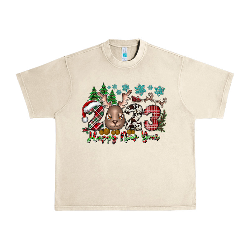 2023 Happy New Year Urban Heavy Tee by CowhideDigitalArt | Teevron