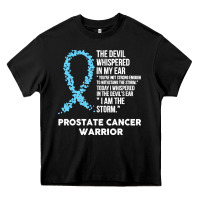 Black prostate cancer t  shirt the devil  prostate cancer awareness support Heavy Core Tee - linhVisuals