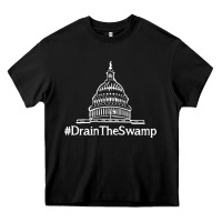 Black drain  swamp Heavy Core Tee - linhVisuals