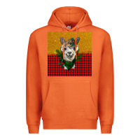 Carrot christmas alpacas Premium Hoodie - BarkalooDesign