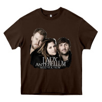 Chocolate Brown lady antebellum Heavy Core Tee - linhVisuals