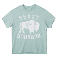 Arona beast of bourbon drinking whiskey design bison buffalo party t shirt Heavy Core Tee - linhVisuals