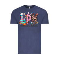 Vintage Denim Easter Lpn Vintage Tee - CowhideDigitalArt