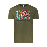 Vintage Olive Easter Lpn Vintage Tee - CowhideDigitalArt