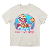 Cream candy land king of candy land portrait t shirt Heavy Core Tee - linhVisuals