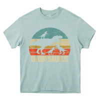 Arona daddy dinosaur daddysaurus 3 three kids xmas christmas gift t shirt Heavy Core Tee - linhVisuals