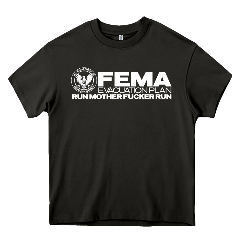 Fema Evacuation Plan Heavy Core Tee by linhVisuals | Teevron