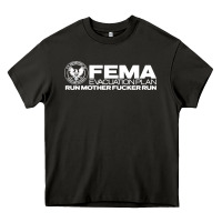 Asphalt fema evacuation plan Heavy Core Tee - linhVisuals