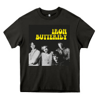 Asphalt iron butterfly Heavy Core Tee - linhVisuals