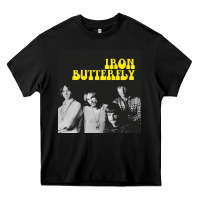 Black iron butterfly Heavy Core Tee - linhVisuals