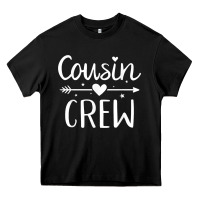 Black cousin crew t shirt Heavy Core Tee - linhVisuals