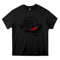 Black Turbo Heavy Core Tee - linhVisuals