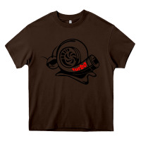 Chocolate Brown Turbo Heavy Core Tee - linhVisuals
