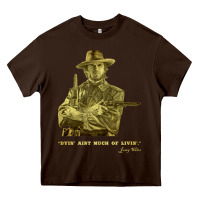 Chocolate Brown the outlaw josey wales Heavy Core Tee - linhVisuals
