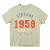 Mossy Vintage Since 1958 - 64th Birthday Retro Classic Heavy Core Tee - linhVisuals