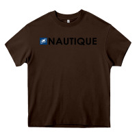 Chocolate Brown Nautique Boats Heavy Core Tee - linhVisuals